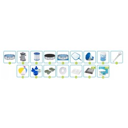 Apvalaus rėmo baseinas 366 x 366 cm