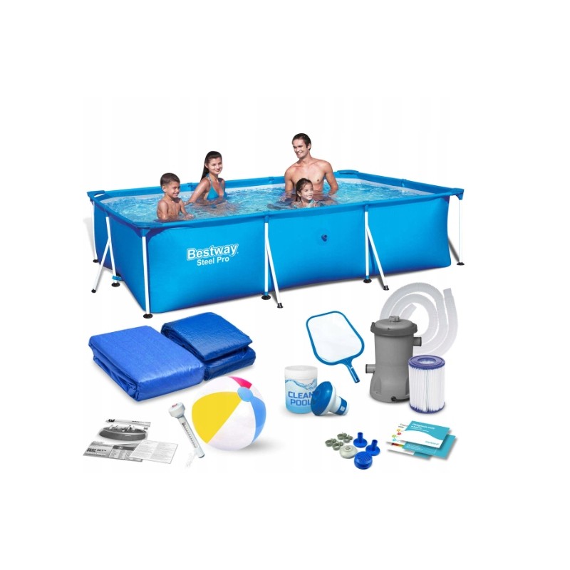 Rectangular frame pool 300 x 201 cm