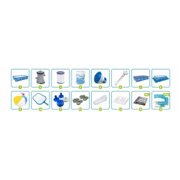 Stačiakampio rėmo baseinas 300 x 201 cm