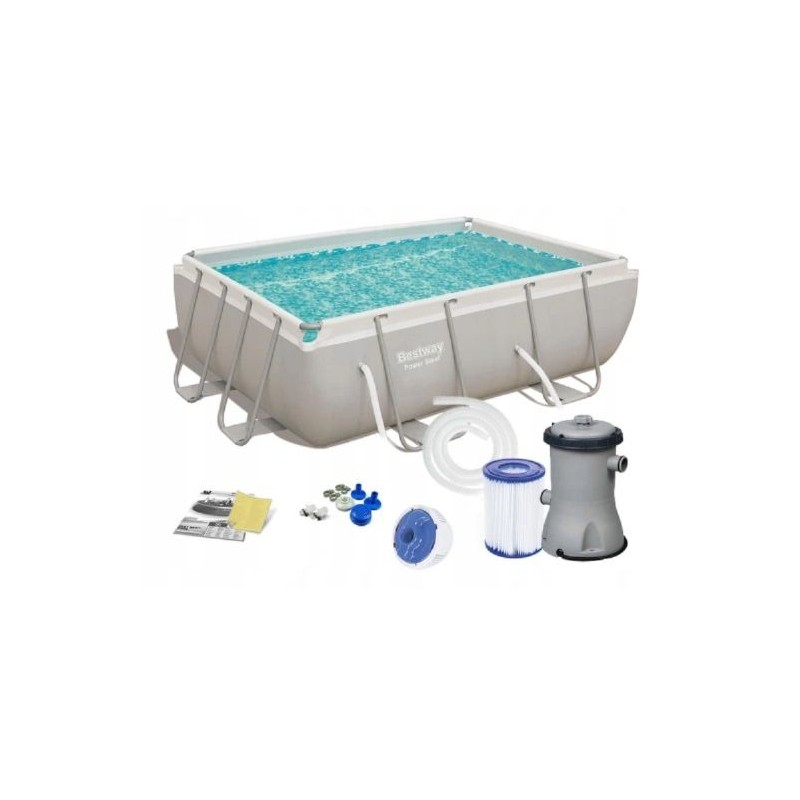 Bestway 56629 rėmo baseinas 282x196x84 10in1