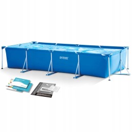 Plieninis sodo baseinas 450x220x84 intex 28273