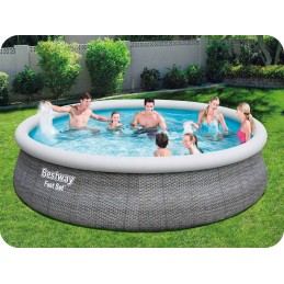 Išsiplečiantis sodo baseinas 457 x 107 cm 11in1 bestway