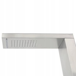 Vidaxl kvadratinis nerūdijančio plieno sodo dušas