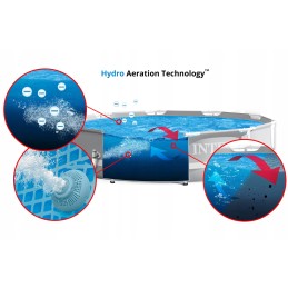 Didelis apvalus intex rėmo baseinas 366 x 366 cm