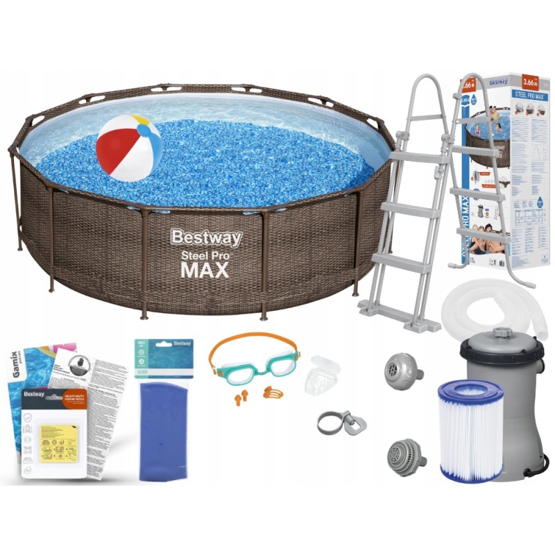 Bestway karkasinis sodo baseinas 366x100 56709