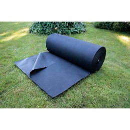 Väga paks must agrotekstiil 1,6x100m 80g