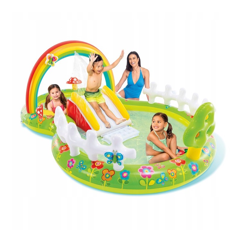 Intex pripučiama vandens žaidimų aikštelė + priedai