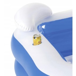 Pripučiamas sodo baseinas su atlošais, šeimos baseinas