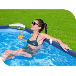 Plieninis sodo baseinas 400x211x81 bestway 56424 rinkinys 17in1 modelis 2024