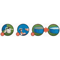 Smėlio baseino filtro siurblys 11355l bestway 58486