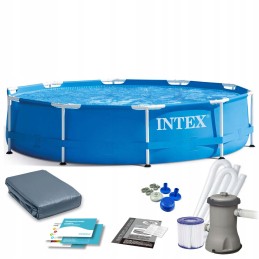 Raamiga basseinikomplekt 4in1 intex 305x76 cm aiaraamiga basseinivann