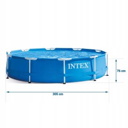 Raamiga basseinikomplekt 4in1 intex 305x76 cm aiaraamiga basseinivann