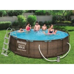 Karkasinis baseinas 366x100 bestway rotango 56709 10in1
