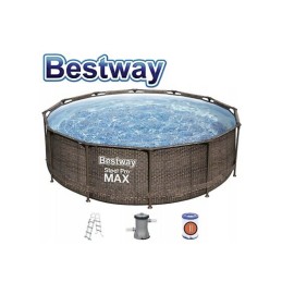 Karkasinis baseinas 366x100 bestway rotango 56709 10in1