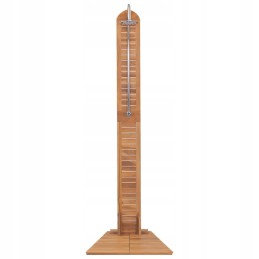 Tikmedžio masyvo sodo dušas 70x75x