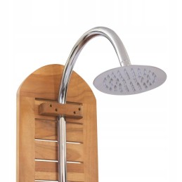 Tikmedžio masyvo sodo dušas 70x75x