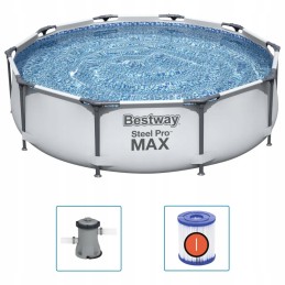 Bestway plieno pro max baseinas 305 x 76 cm