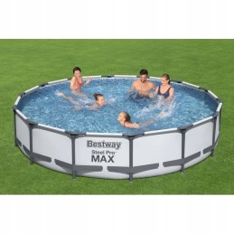 Steel Pro max rāmja baseins 427x84 14ft bestway 3in1 sūkņa filtrs ii