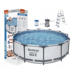 Tērauda dārza baseins 366 x 100 cm bestway 5641