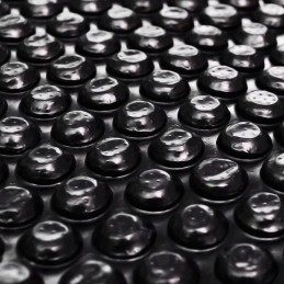 Stačiakampė PE baseino folija, juoda, 10 x 5 m