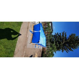 Plieninis sodo baseinas 450x220x84 cm 28273