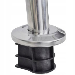 Baseino kopėčios su 3 laipteliais, nerūdijančio plieno