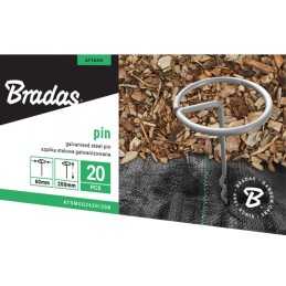 Cinkuoto metalo kaištis 6x20cm 10 vnt