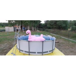 Rėmas sodo baseinas 366 x 100 cm 17in1 bestway 56418 čiulpimo mašina