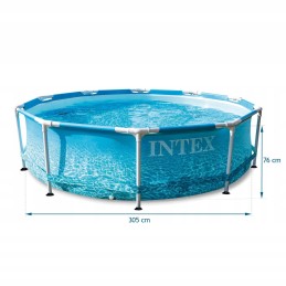 Karkasinis baseinas 16in1 intex 305x76 cm sodo karkaso baseino vonia
