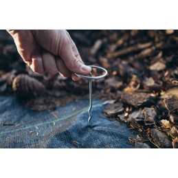 Cinkuoto metalo kaištis 6x20cm 10 vnt