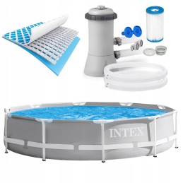 Intex 26702np prizmės rėmo baseinas su filtro pompa 305cm x 76cm