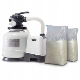 Smėlio filtro siurblys 10500 lh intex 26648 50 kg smėlio