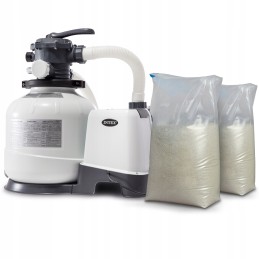 Smėlio filtro siurblys 10500 lh intex 26648 50 kg smėlio