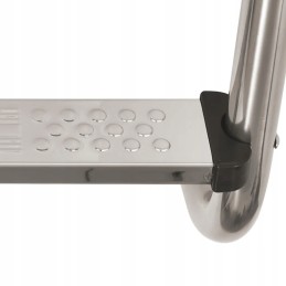 Baseino kopėčios su 3 laipteliais, nerūdijančio plieno 3