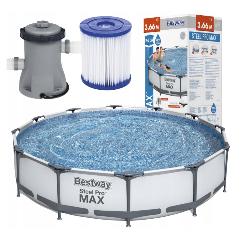 Karkasinis baseinas 366x76cm bestway 56416 7in1