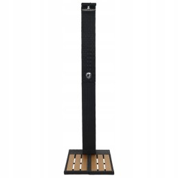 Sodo dušas ir tualetas iš polirotango