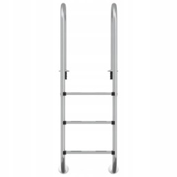 Vidaxl baseino kopėčios 54x38x158 cm 304 nerūdijančio plieno