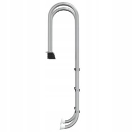 Vidaxl baseino kopėčios 54x38x158 cm 304 nerūdijančio plieno