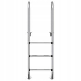 Vidaxl baseino kopėčios 54x38x158 cm 304 nerūdijančio plieno