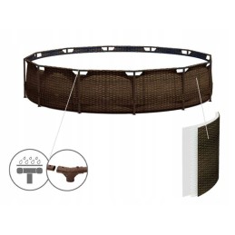 Bestway karkasinis sodo baseino 366x100 uždangalas