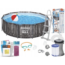 Bestway karkasa dārza baseins 366x100 5614x