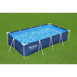 Karkasinio baseino šeimos plieno pro 400x211x81 bestway 3in1 filtro siurblys