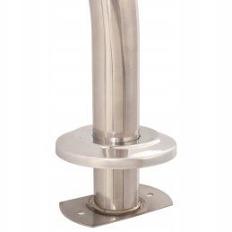 Baseino kopėčios su 3 laipteliais, nerūdijančio plieno 3