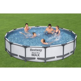 Steel Pro max rāmja baseins 427x84 14ft bestway 3in1 sūkņa filtrs ii