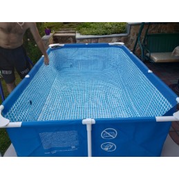 Plieninis sodo baseinas 260x160x65cm, 15-in-1 komplektas