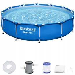 Frame garden pool 366 x 76 cm 7-in-1 set