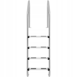 Nerūdijančio plieno baseino kopėčios, 4 pakopos, 1820 mm