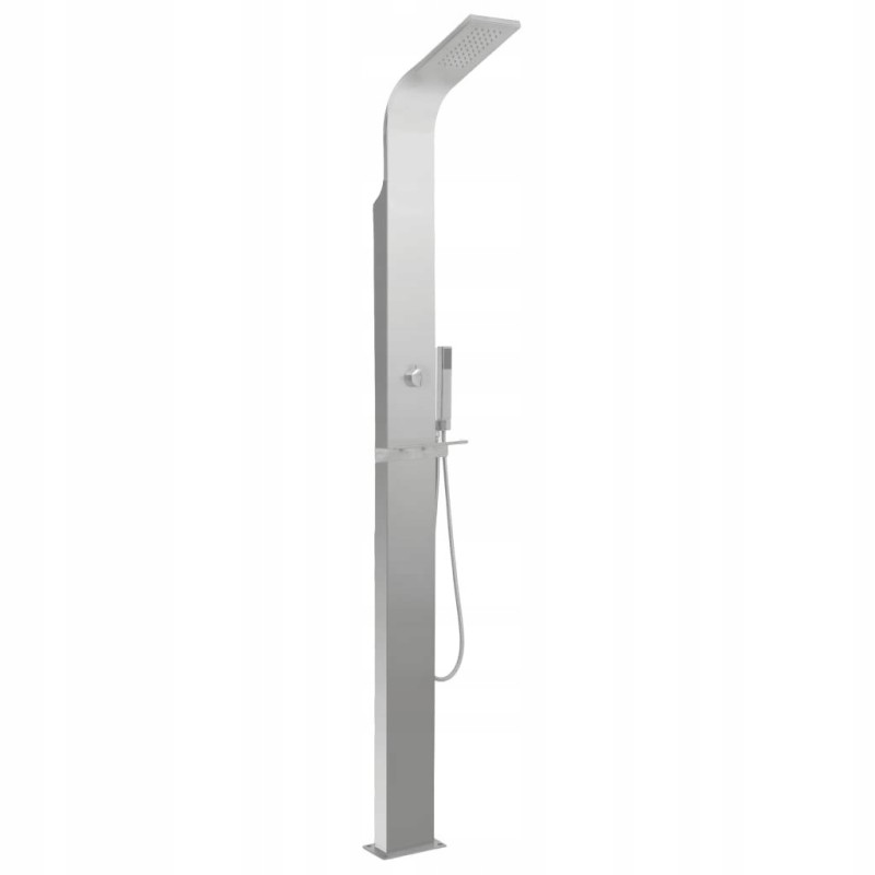 Curved Stainless Steel Garden Shower