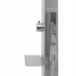Curved Stainless Steel Garden Shower