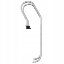 Vidaxl baseino kopėčios 54x38x158 cm 304 nerūdijančio plieno